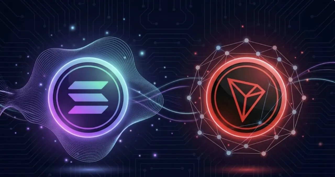 Tron and Solana tokens